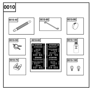 Manuals And Accessories Diagram and Parts List for 040596-00  Briggs and Stratton Generator
